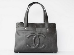 AAA Chanel Classic Tote Bags Caviar Leather 46570 Black Online